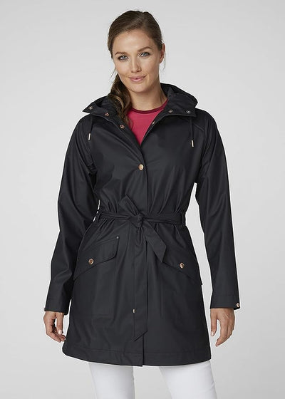 Helly Hansen Regenmantel Damen Kirkwall Schwarz Letzte Größen S