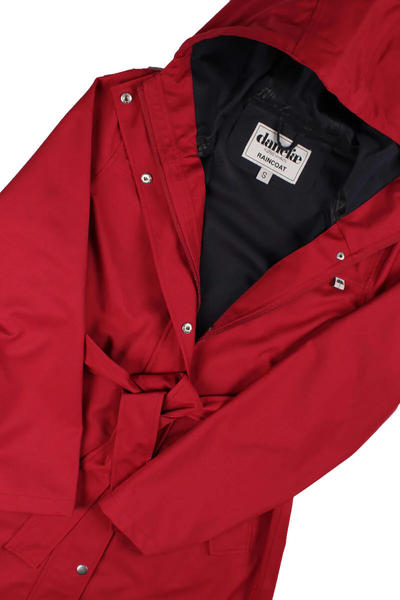 Danefae Regenmantel Damen Danerainlover Rot