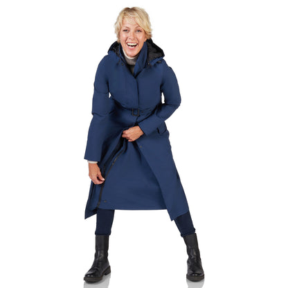 Happy Rainy Days Extra Lange Regenjas Montreal Dress Blue