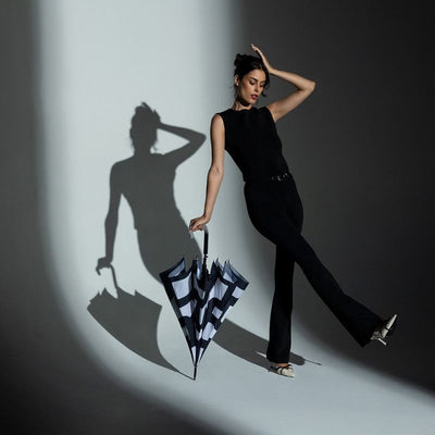 Smati long automatic umbrella – Noir Graphique