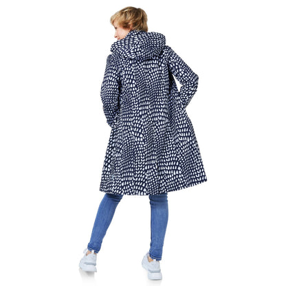 Happy Rainy Days Raincoat Porto Blue / White