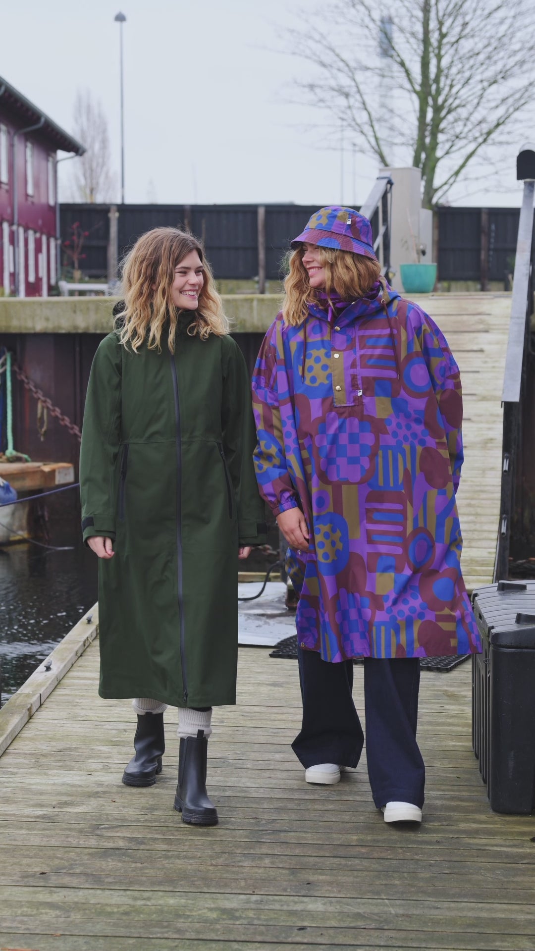 Danedream Drops Poncho Purple Patchland