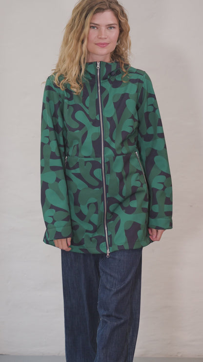 Danefae Danelandscape Softshell Jacket Dark Green LAVALAMP