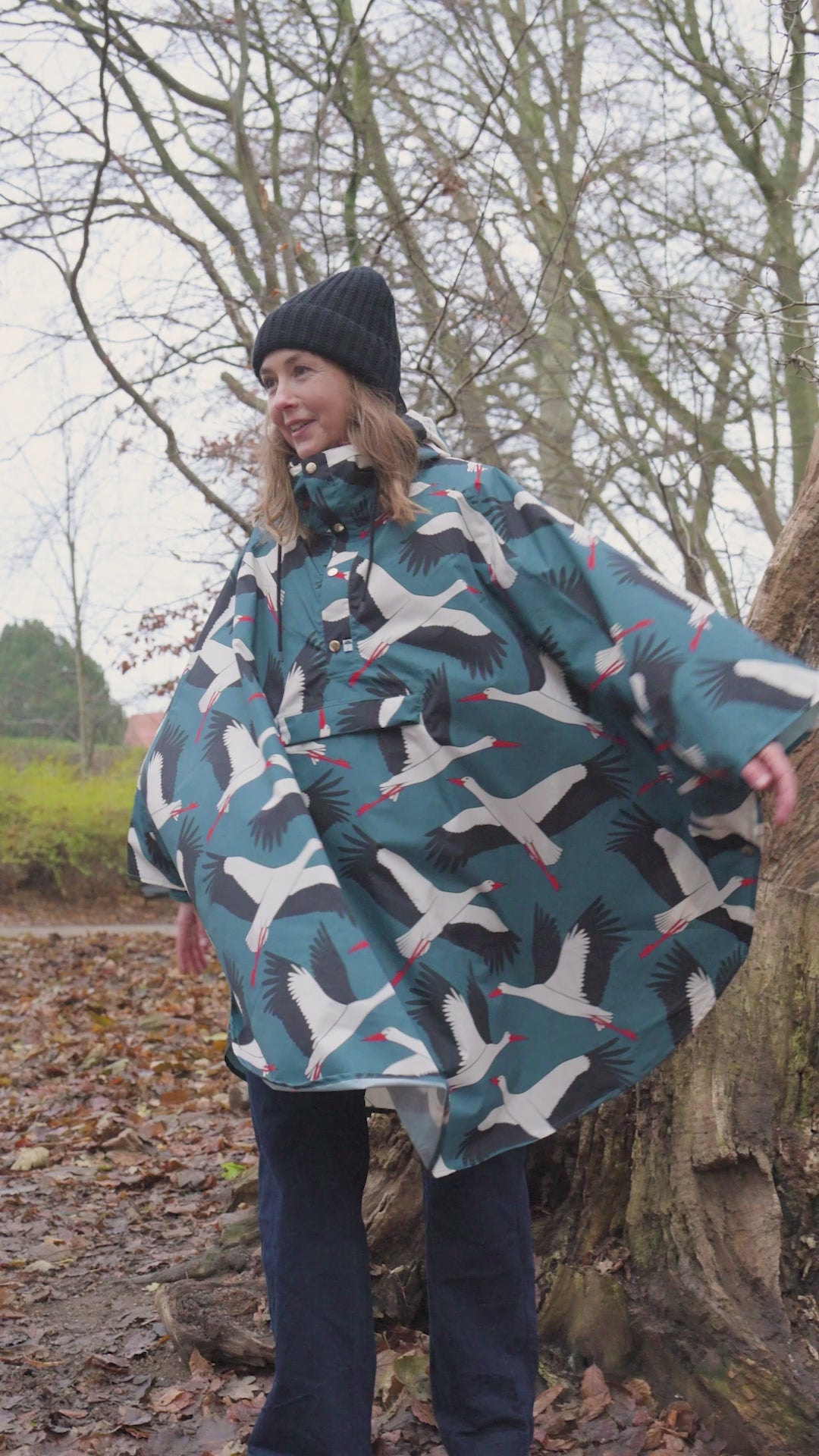 Danefae Danebodil Rainponcho Dark Slate Big Stork