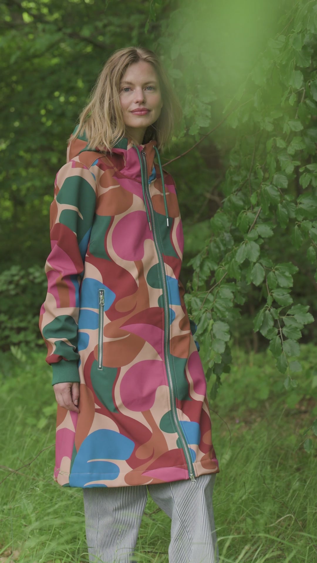 Danefae Softshell Regenjas Danejane Nougat Trops