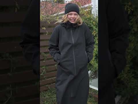 Danefae Premium Regenjas Dames Dogwalker Zwart