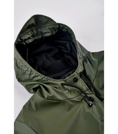 RAINS Lange Jacke Grün