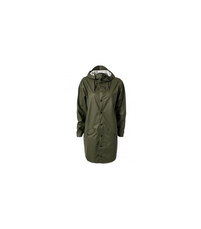RAINS Lange Jacke Grün