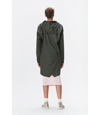 RAINS Lange Jacke Grün