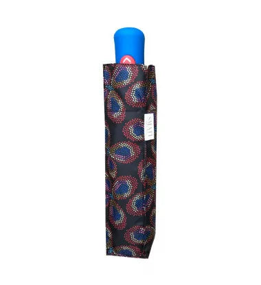 Smati compacte paraplu Papillon, detail van de vlinderprint