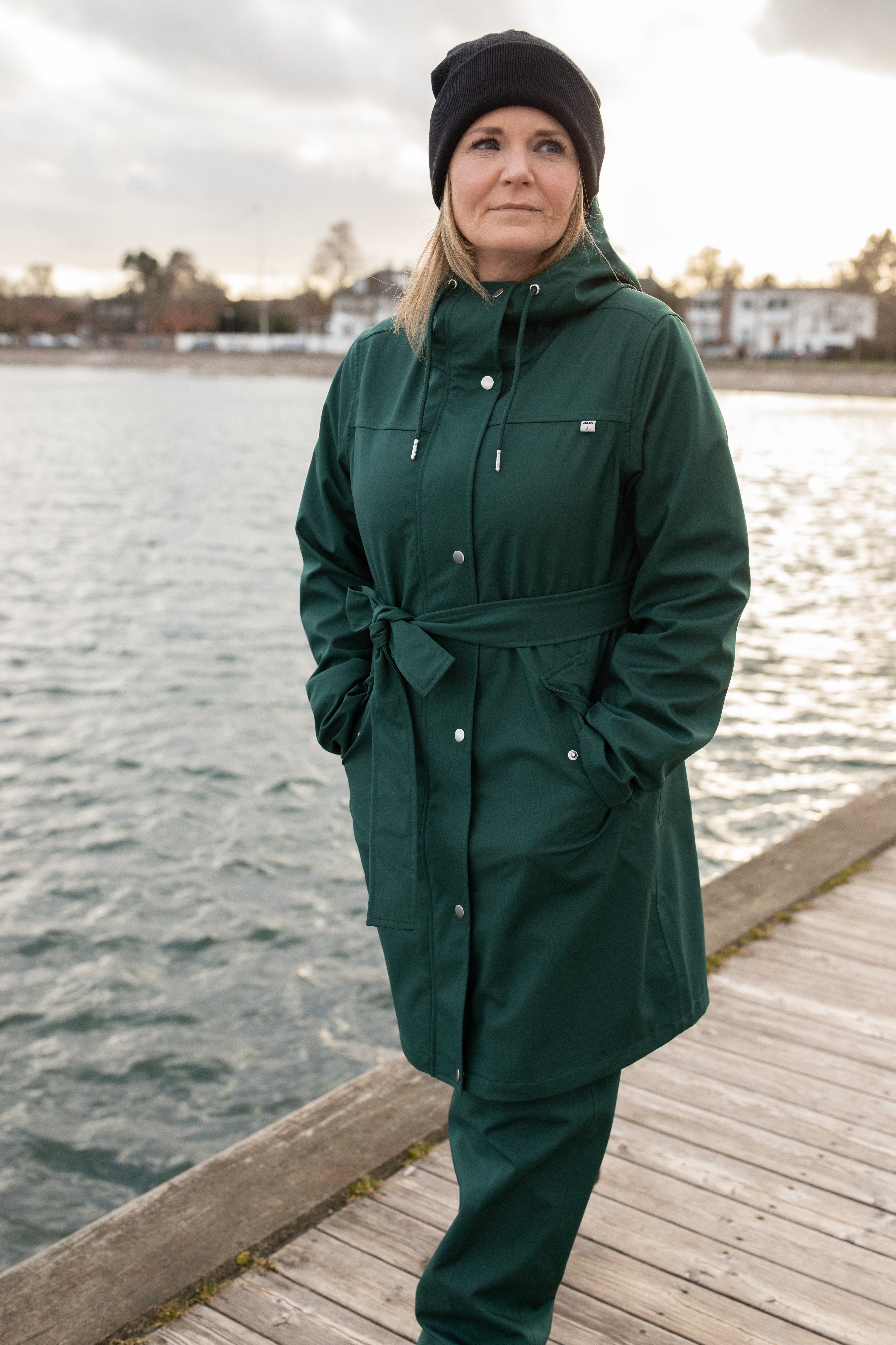 Danefae Regenmantel Damen Danerainlover Deepforest